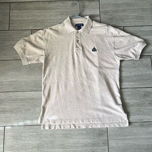 Vintage IZOD Cotton Tan Polo Size Small